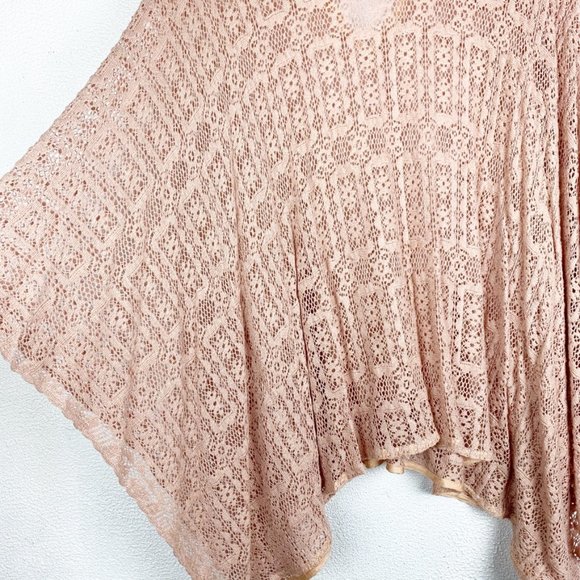 Jen's Pirate Booty | Blush / Dusty Pink Kaftan Poncho - Picture 4 of 6